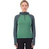 Mons Royale - Bella Merino Long-Sleeve Hooded Top - Women's - Deep Jade/Dark Cypress