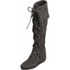 Minnetonka - Front Lace Hardsole Knee Hi Boot - Women's