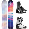 Nidecker - Mellow Snowboard + Supermatic-Carbon Step-In Binding + Rift - One Color/Black/Ned