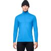 Norrona - Falketind Equaliserull Zip Neck Top - Men's - Brilliant Blue