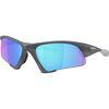 Oakley - Suture Jacket Prizm Polarized Sunglasses - Matte Dark Grey/Prizm Sapphire Polarized