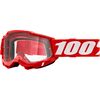 Neon/Red/Clear Lens