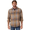 Outerknown - Blanket Shirt - Men's - Chestnut Apollo Plaid
