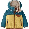 Patagonia - Reversible Tribbles Hooded Jacket - Infants' - Limestone Yellow