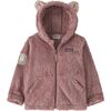 Patagonia - Furry Friends Fleece Hooded Jacket - Toddlers' - Curious Seal Patch/Moonrise Taupe