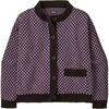 Patagonia - Recycled Wool Sweater Jacket - Women's - Checkered/Diver Blue