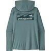 Patagonia - Capilene Cool Boardshort Logo Daily Hoodie - Women's - Blue Sage - Light Blue Sage X-Dye