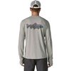 Patagonia - Capilene Cool Fitz Roy Trout Long-Sleeve Sun Shirt - Men's - Crisp Grey/Salt Grey X-Dye