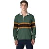 Patagonia - Long-Sleeve Rugby Shirt - Men's - Rugby Big/Canopy Green