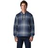 Patagonia - Stretch Fjord Flannel Pullover Hoodie - Men's - Slopeside/New Navy