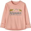 Patagonia - Capilene Midweight Crew Top - Toddlers' - Dancing Dawn/Sunlit Pink