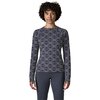 Patagonia - Capilene Midweight Crew Top - Women's - Snowshoe Hare/New Navy