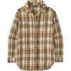 Patagonia - Fjord Loft Overshirt Jacket - Women's - Mountain Goat/Rutabaga White