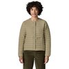 Patagonia - Lightweight Reversible Down Sweater Cardigan - Women's - Weathered Stone