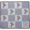 Parks Project - Power To The Parks Woven Blanket - Blue and Natural