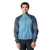 PEARL iZUMi - Quest Convertible Wind Jacket - Men's - Aegean Blue/Dark Slate