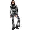 Houndstooth/Black/Snow White