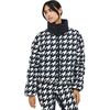Houndstooth/Black/Snow White