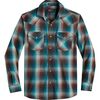Brown/Teal Windowpane