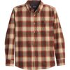 Rust/White Plaid