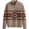 Pendleton - Crown Point Lambswool 1/4-Zip Sweater - Men's - Crown Point Tan