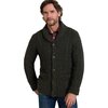 Pendleton - Wool Fisherman Cardigan - Men's - Dark Green Heather