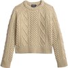 Pendleton - Fisherman Pullover - Women's - Tan Donegal