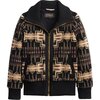 Pendleton - Foxglove Fleece Bomber Jacket - Women's - Black/Tan Harding