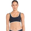 Poolside Paradiso - Poolside Surf Bikini Top - Women's - Black