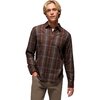 prAna - Los Feliz Slim Flannel Shirt - Men's - Mocha