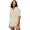 prAna - The Bahamas Button-Up Top - Women's - Beach Pebble Palms