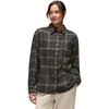 prAna - Cabin Core Flannel - Women's - Dark Charcoal