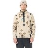 Picture Organic - Kimag Printed 1/4 Fleece Pullover - Men's - Emeral Print
