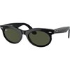 Ray-Ban - Wayfarer Oval Sunglasses - Women's - Black/Green
