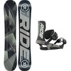 Ride - Agenda w/ Specter Binding Snowboard Bundle - One Color,Gunmetal