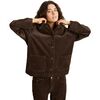 Rhythm - Luca Cord Shacket - Women's - Chocolate