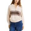 Rhythm - Strata Knit Collared Jumper - Women's - Natural