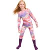 Reima - Taitoa Baselayer Set - Toddlers' - Grey Pink4