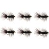 Rainy's Flies - BH Woolly Bugger - 6-Pack - Black