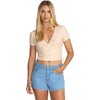 RVCA - Roma Wrap Top - Women's - Light Tan
