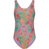 Roxy - Coastal Breeze One-Piece Swimsuit - Girls' - Peach Pink