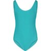 Roxy - Crinkle Texture One Piece Swimsuit - Girls' - Blue Radiance