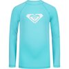 Roxy - Whole Hearted Long-Sleeve Rashguard - Girls' - Blue Radiance