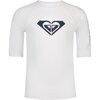 Roxy - Whole Hearted Short-Sleeve Rashguard - Girls' - Bright White