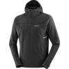 Salomon - Sense Aero Hybrid 1/2-Zip Hooded Jacket - Men's - Deep Black