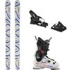 Salomon - QST 106 Ski + Strive 14 MN + S/Pro Supra BOA 130 Boot - Almond Milk/Blk/Gray Aurora/Blk/Race Blu