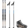 Salomon - Escape Grip Jr Classic Ski Package w/ Poles - Kids' - Blk/Race Blu/Wht,Blk/Dune,One