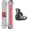 Salomon - Huck Knife w/ District Pro Dustbox Snowboard Bundle - One Color,Dustbox