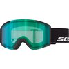 Scott - Shield Goggles - Black/Amp Aurora Green Chrome S1