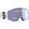 White W/ Illuminator Blue Chrome Lens